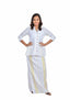 Ladies White Lungi Dress