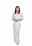 Ladies White Lungi Dress