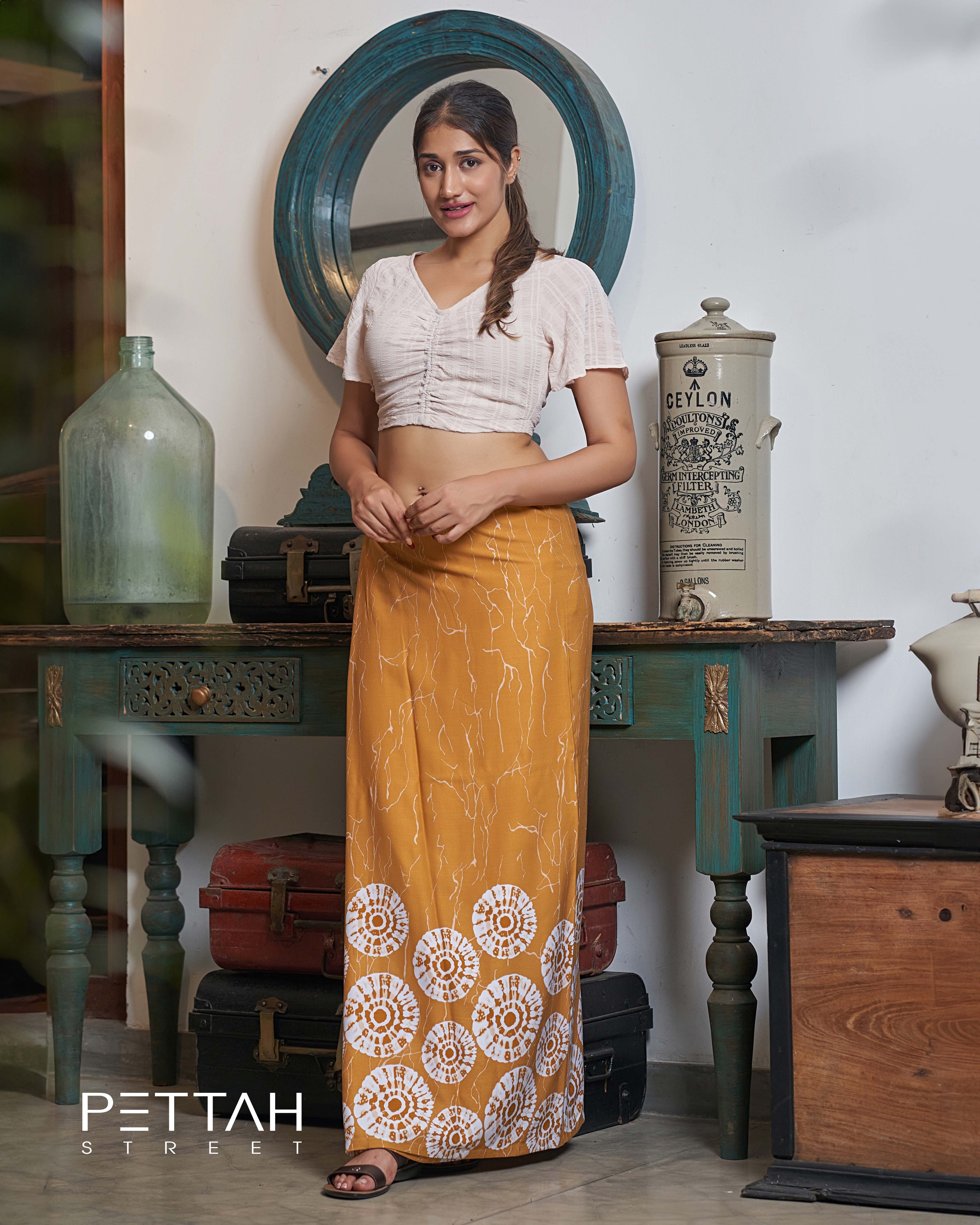 modern lungi dress for ladies